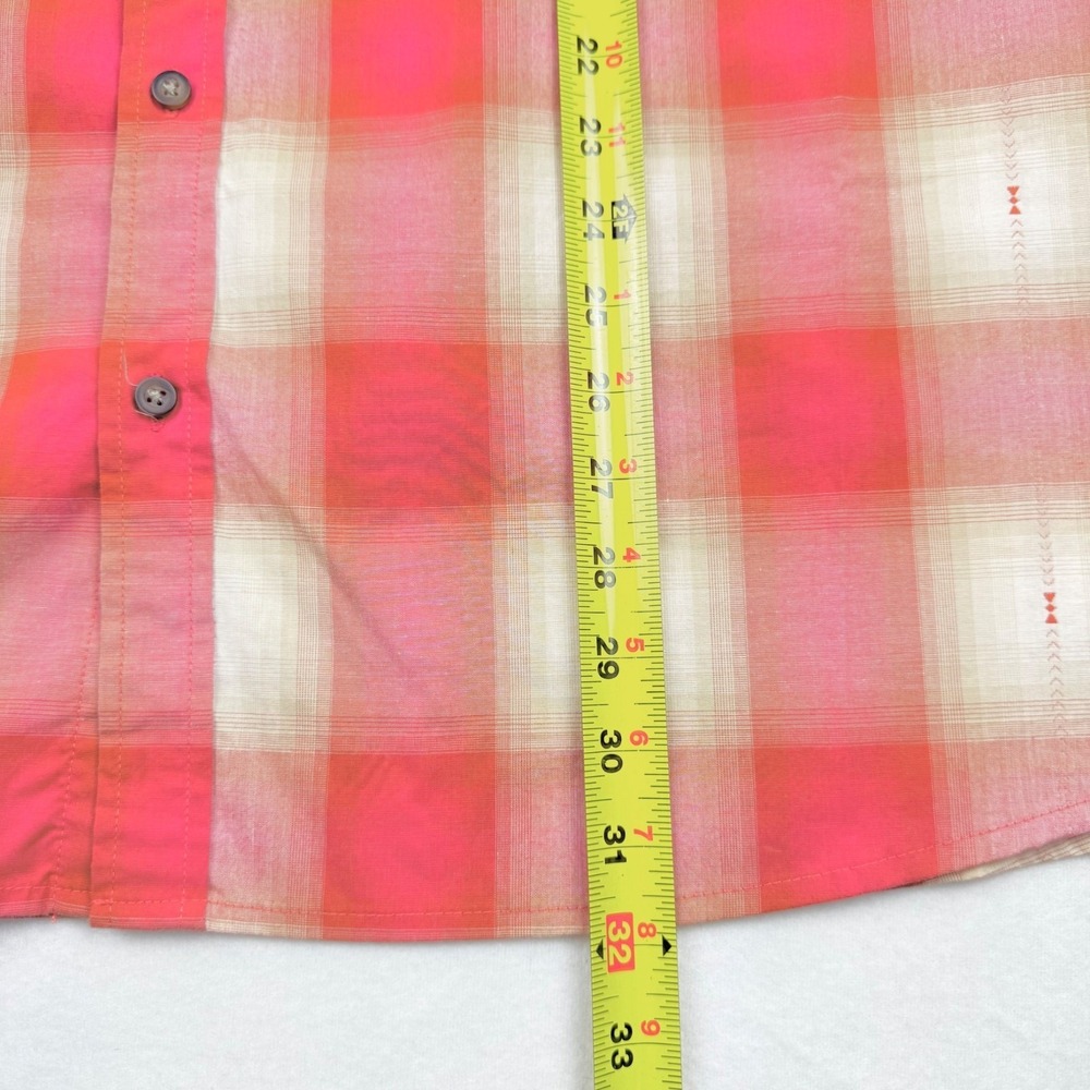 Wrangler Men's Cowboy Red/Tan Plaid Short Sleeve Button-Up Shirt Size 3XL NWT - Picture 11 of 11